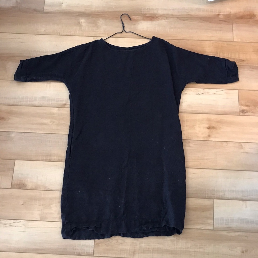 Not Perfect Linen Cocoon Dress